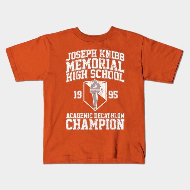 Joseph Knibb Memorial High School Academic Decathlon Champion (Variant) Kids T-Shirt by huckblade